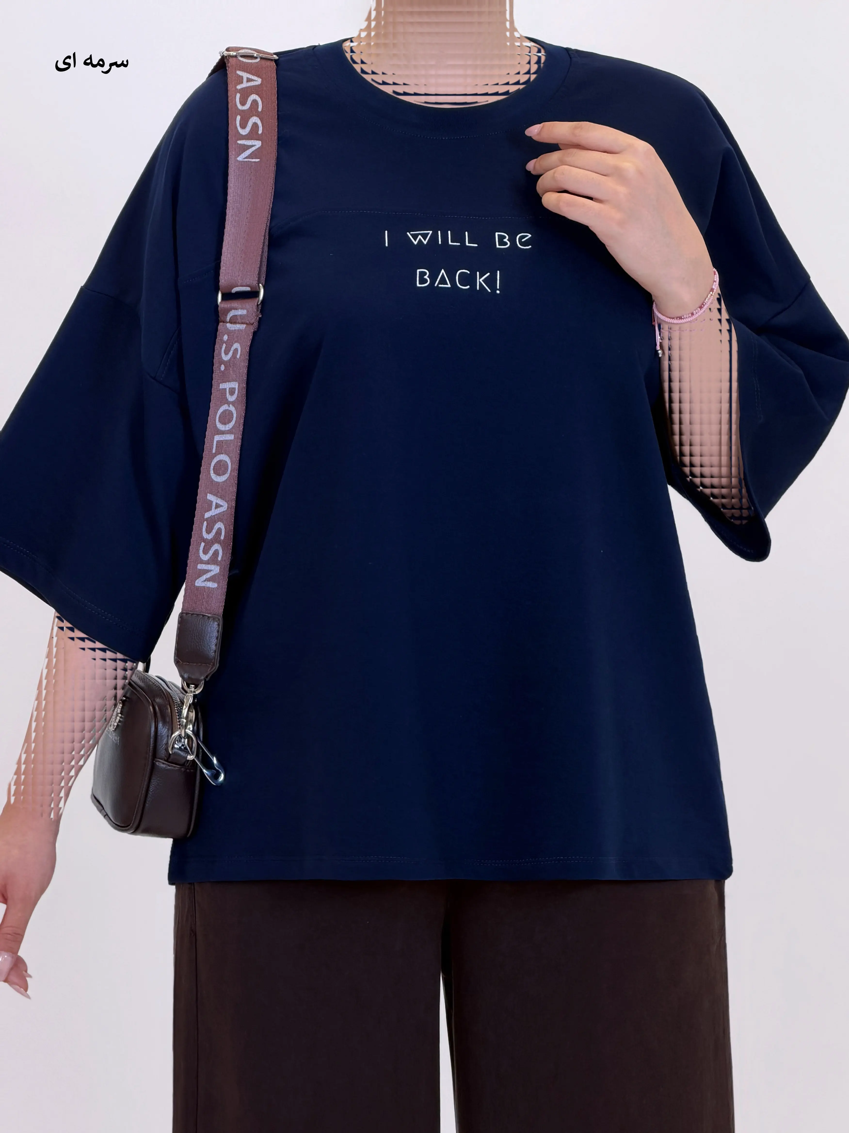 6985-تیشرت باکسی back